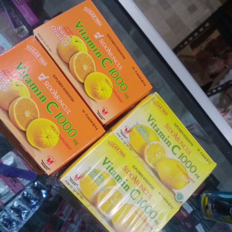 nota pesanan vitamin C 1000 sidomuncul saset isi 6