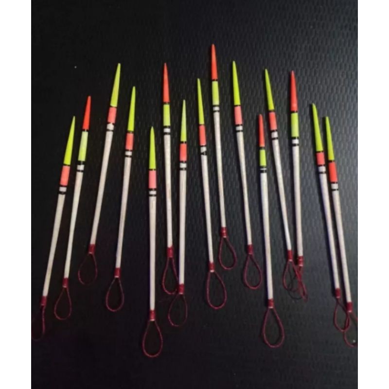 Pelampung PANCING / kukumbul Pancing Jarum Bandung Isi 5 PCS Uk 10cm  15ribu