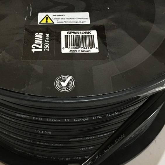 ➩ Kabel speaker stinger pro 12 awg pure ofc copper ❃