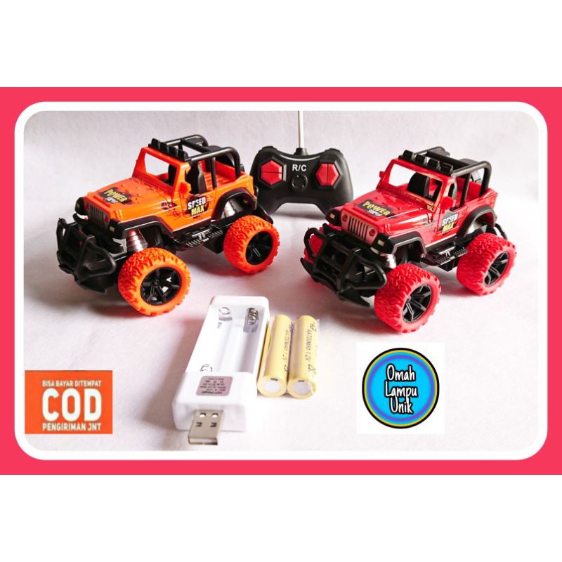 MOBIL RC JEEP OFFROAD MINI CAR BISA DI CAS MURAH