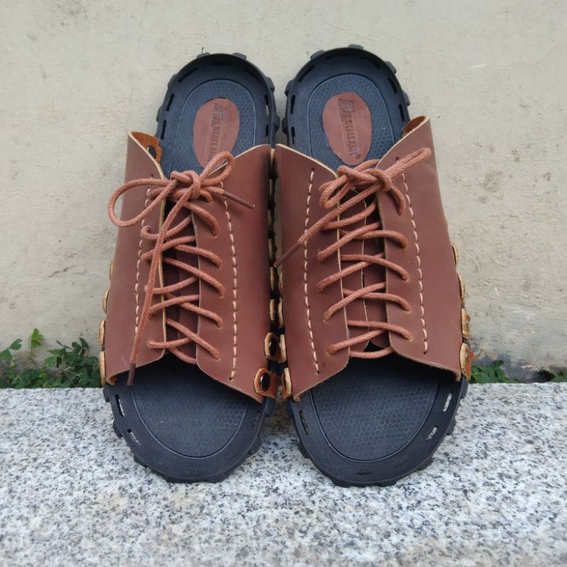 Sandal Pria Kulit Asli Original Brand Stallank