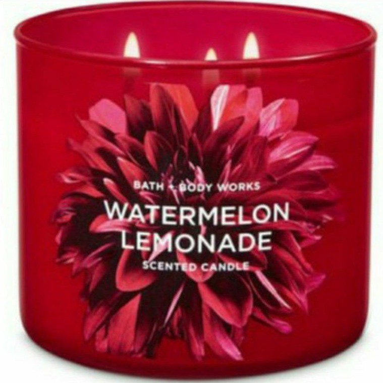 BATH AND BODY WORKS BBW WATERMELON LEMONADE MOM, YOU'RE AMAZING, AMAZING MOM 3-WICK SCENTED CANDLE 411 G LILIN WANGI 3 SUMBU UKURAN BESAR PENGHARUM RUANGAN