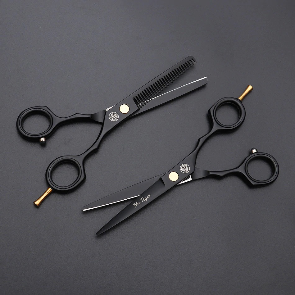 Gunting Rambut Professional Barber Hairdressing Scissors 6 Inch 2 PCS - 440C
