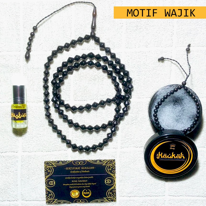 Tasbih 99 Kayu Kokka BERSERTIFIKAT Bulat 99 Uk 8mm Kaukah Koka Kaoka Bonus parfum&amp;gelang kokka