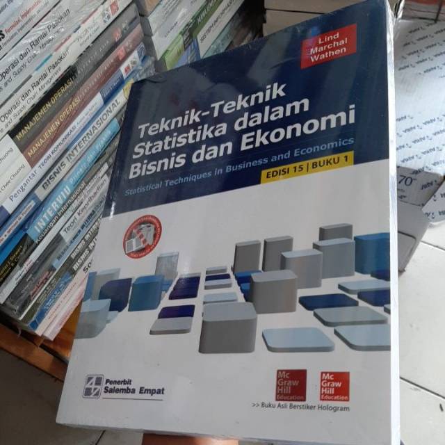 

Teknik teknik statistika dalam bisnis dan ekonomi buku 1 edisi 15 by lind