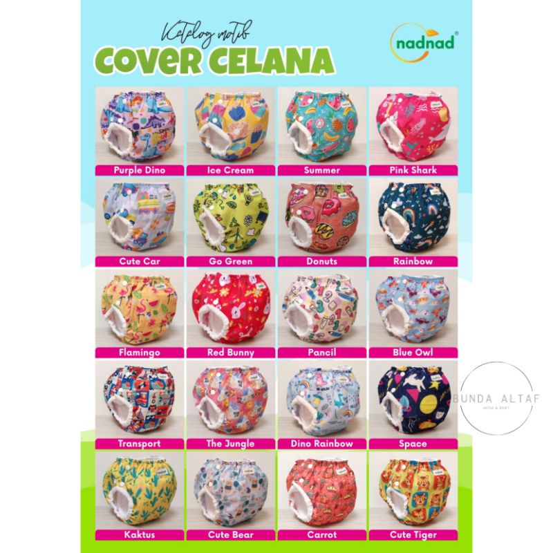 Clodi Bayi Nadnad Cover Promo Popok Kain 3-17 kg