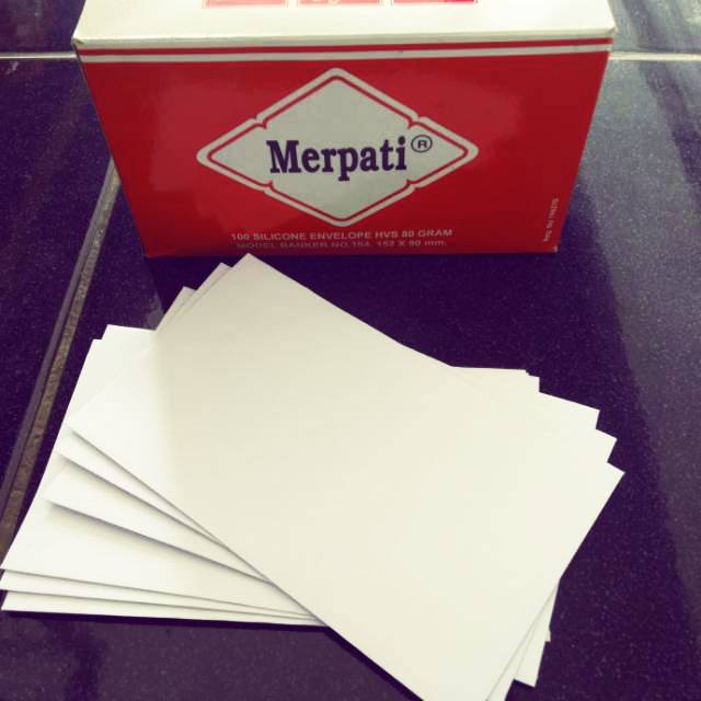 5 pcs Amplop berperekat merpati uk. 152x90 mm