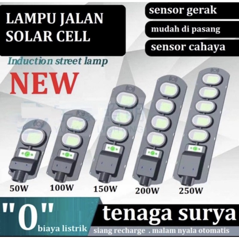 lampu jalan solar panel 250 watt 250w lampu jalan pju solar cell 250w led pju all in one 250 watt
