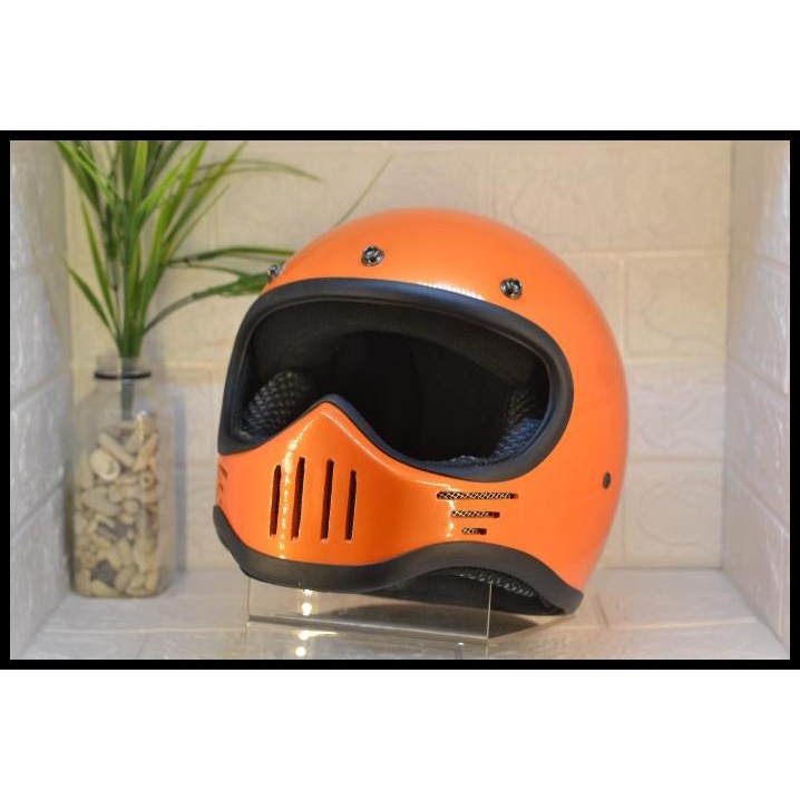 Jual Helm Custom M30 Black Doff ( Mr Helm ) Indonesia