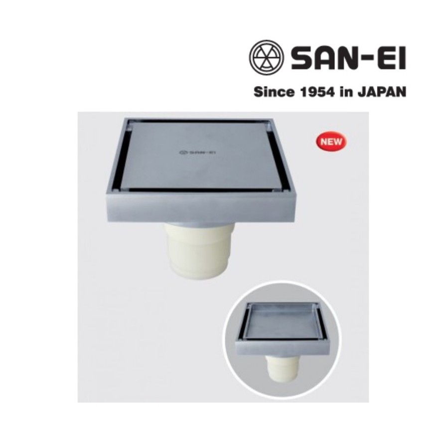 SAN EI HN908 ORIGINAL smart floor drain keramik kotak anti bau