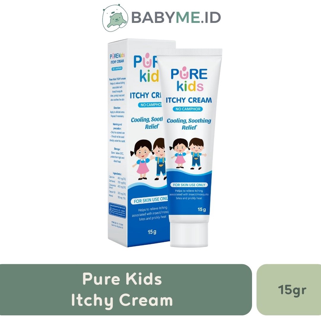 Pure Kids Itchy Cream 15gr - Krim Gatal Anak