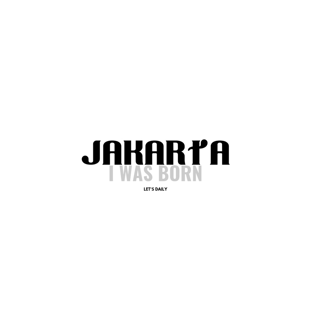 

DAILY CUTTING STICKER JAKARTA IWB HOMETOWN SERIES / STIKER CUTTING JAKARTA I WAS BORN