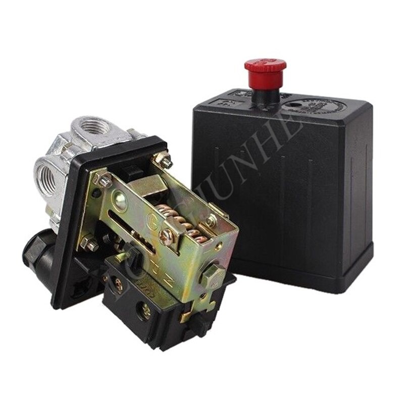 1 Pcs 220 V Compressor Pressure Switch Heavy Duty Air Compressor Pressure Switch Control Valve