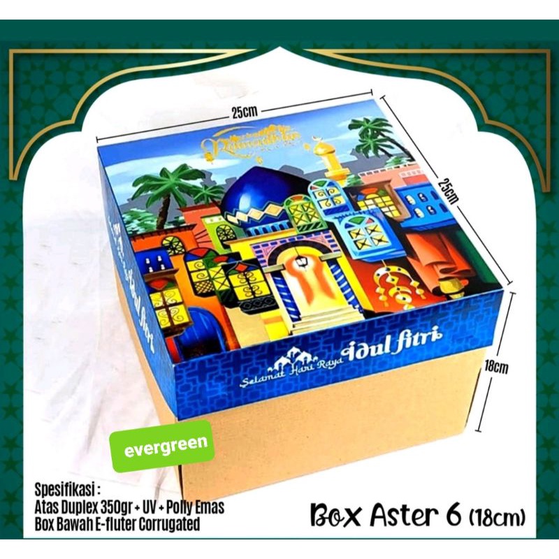 

aster06 | Box Kue Lebaran Idul Fitri | Hampers Cake Parcel Kotak Kue