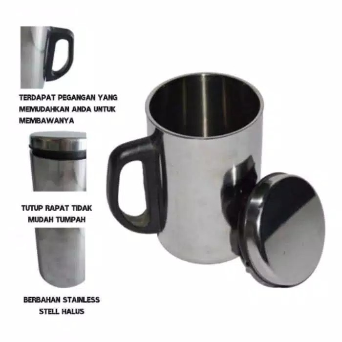 ( KJO ) Thermos Mug 500ml Thermos Mug Stainless