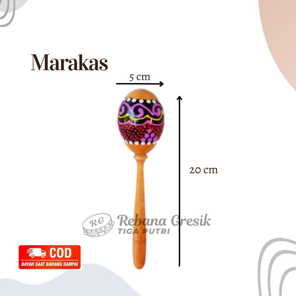 mainan anak murah maracas  Share:  0 Alat Musik Marakas / Maracas/ Alat Musik Anak Marakas/ alat musik anak/ mainan anak edukasi