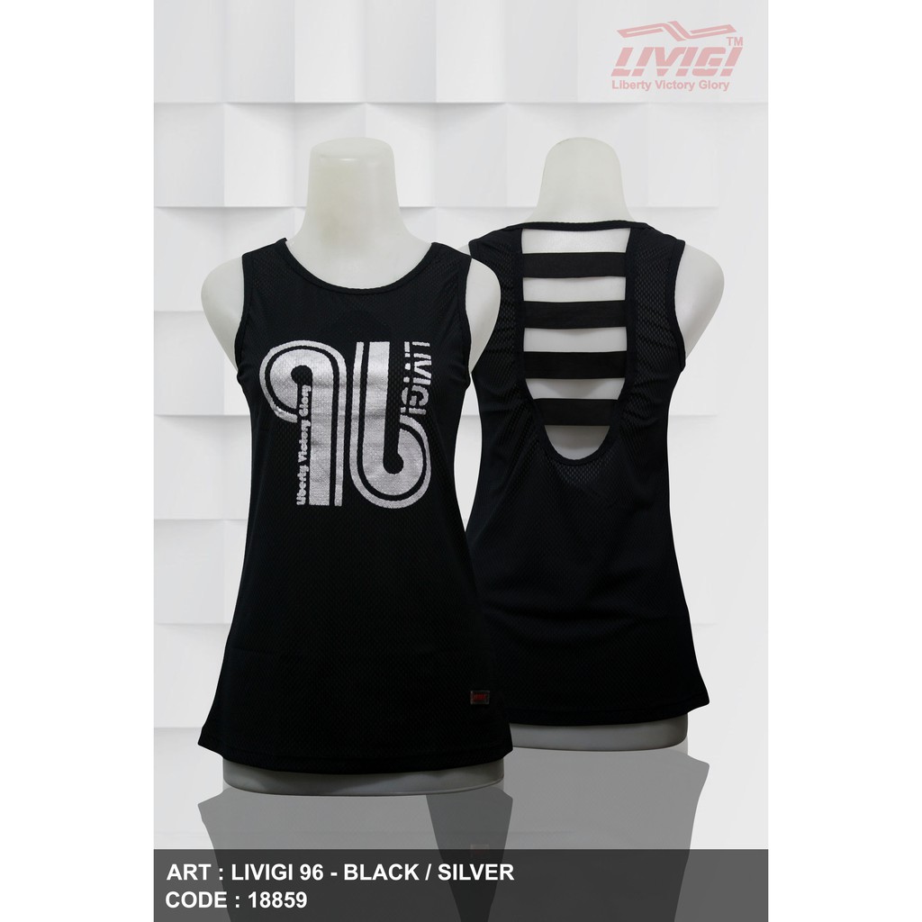 LIVIGI SPORT - ATASAN TANKTOP LIVIGI 96 BAJU SENAM OLAHRAGA WANITA TERMURAH TERLARIS