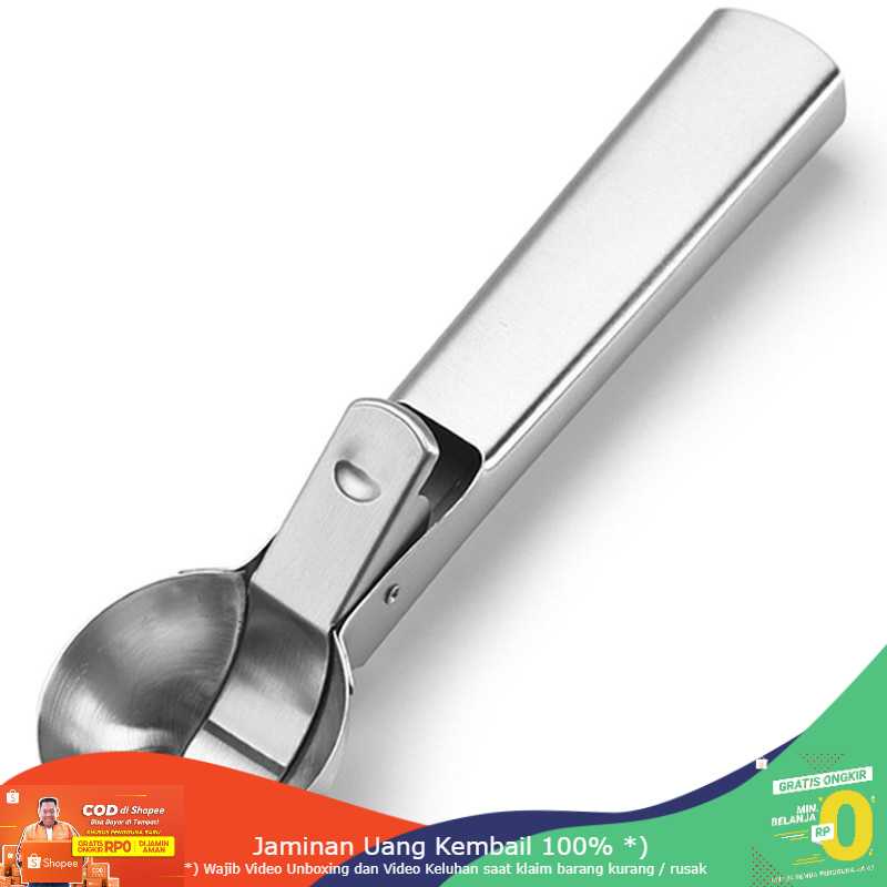 (BISA COD) RVOSTR  Sendok Takar Es Krim Gula Kopi Ice Cream Scoop Spoon - 164z