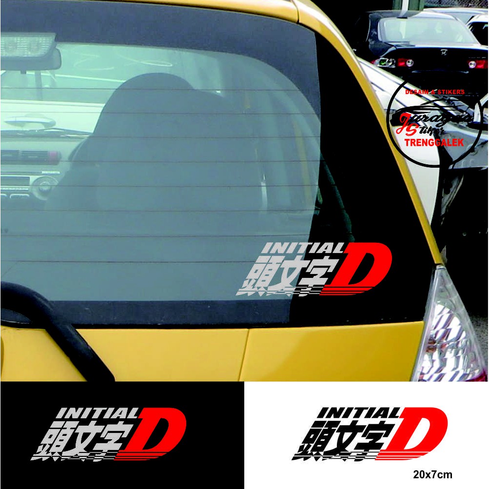 Stiker Terbaru Initial D Cutting Untuk Kaca Dan Bodi Mobil