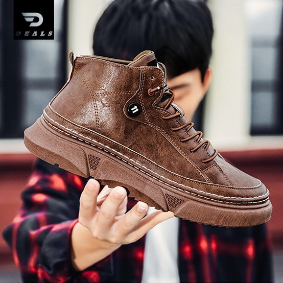 Sepatu Boots Pria Import Martin  Retro Casual Clasic Murah