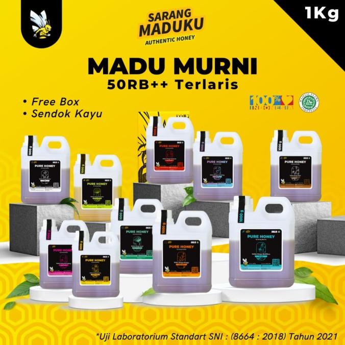 

[COD] Madu Murni Asli [1Kg] Nektar Bunga Raw Honey [COD]