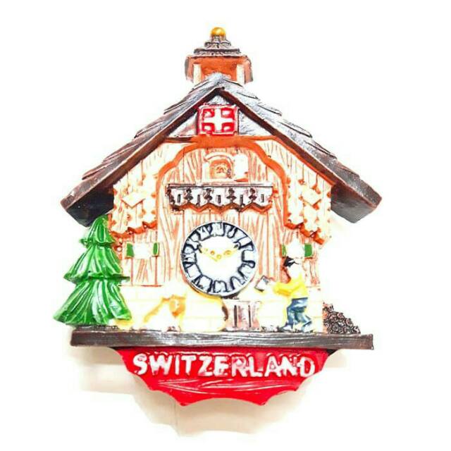 Souvenir magnet kulkas swiss switzerland
