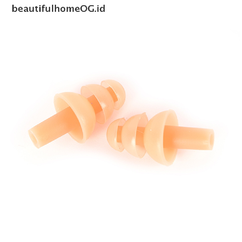 Earplugs Bahan Silikon Lembut Reusable Untuk Berenang