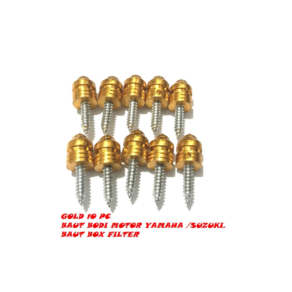 MONEL BAUT MOTOR BAUT BODI MOTOR BAUT BODI ISI 10PC BAUT BODI KEPALA CNC BAUT BODI MOTOR BAUT FILTER