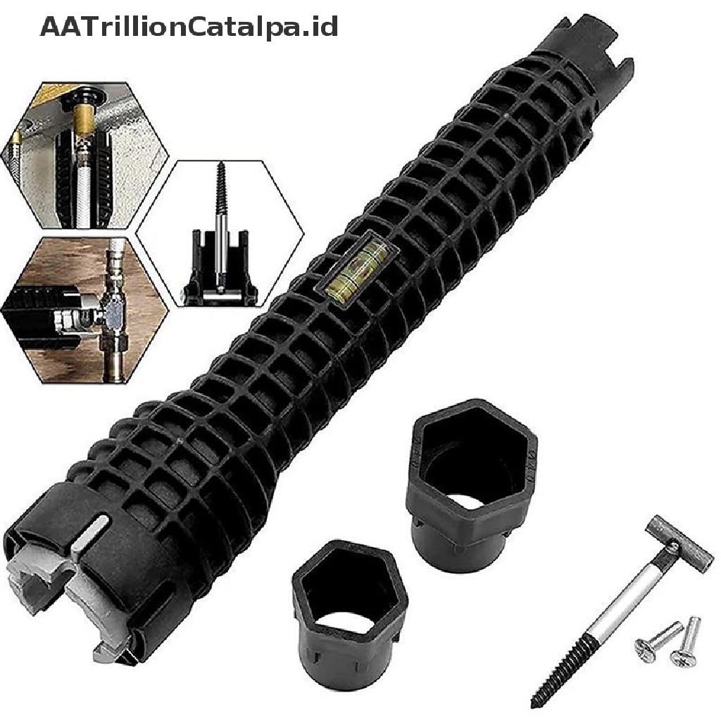 Aatrillioncatalpa 8 In 1 Kunci Pas Flume Ajaib Untuk Reparasi Pipa Saluran Air Wastafel Dapur