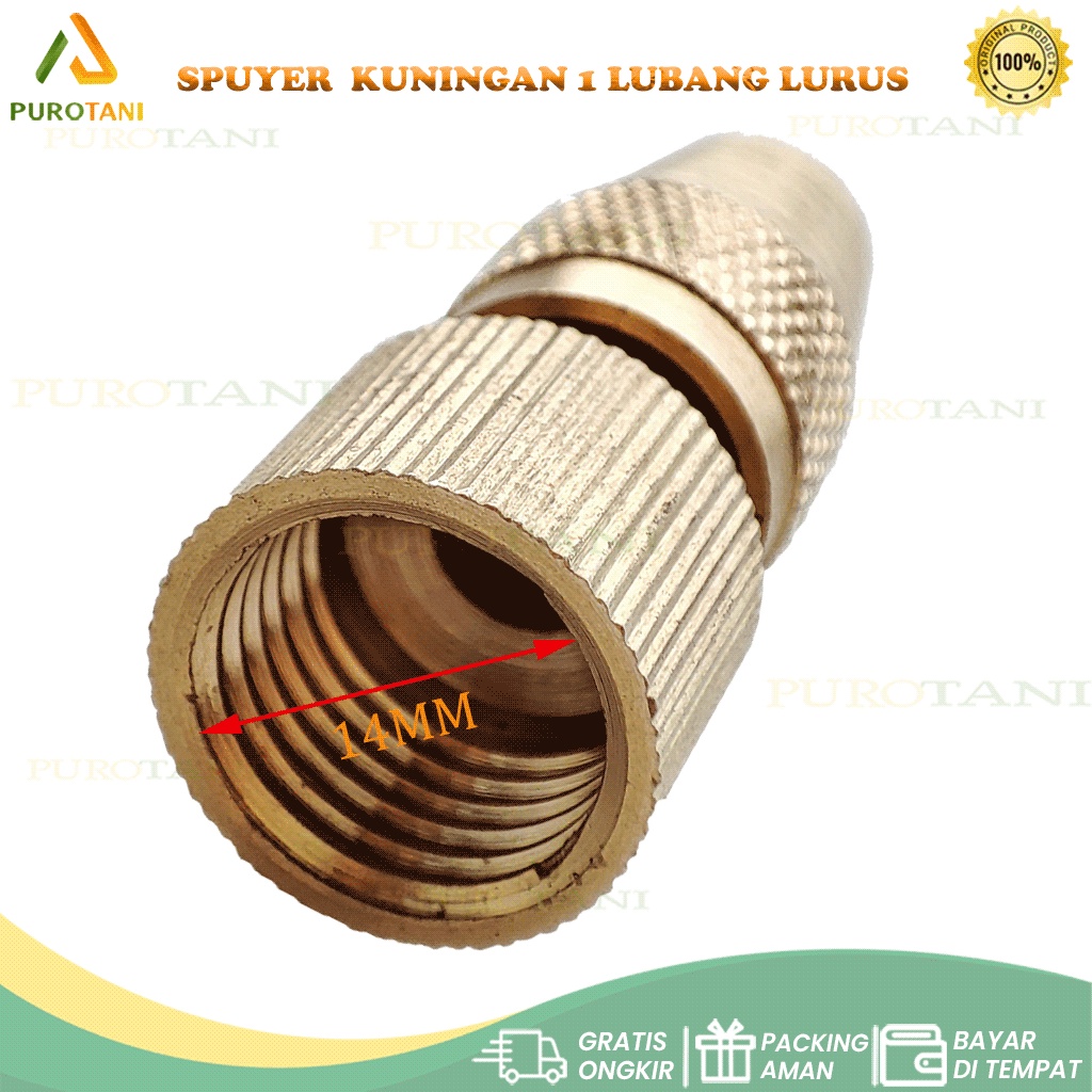 Spuyer Nosel Nozel Nozzle 1 Lubang Sprayer Elektrik Manual Lurus