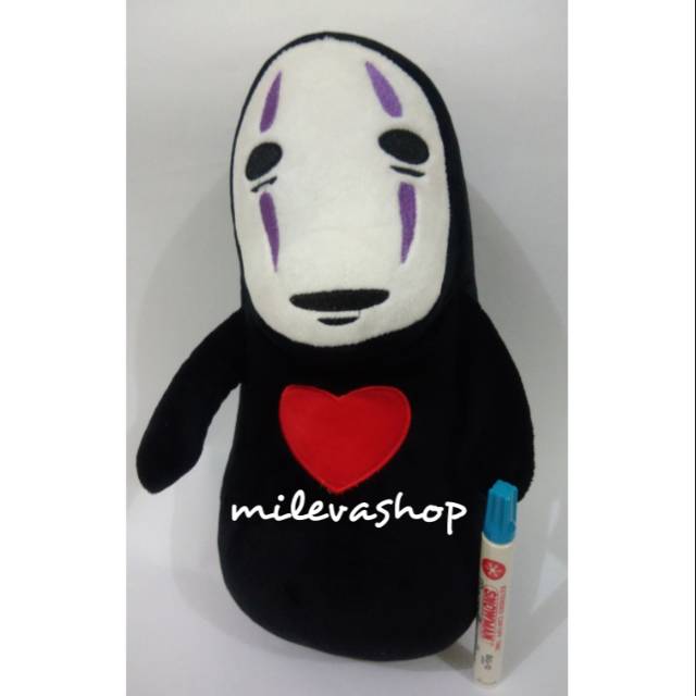 Boneka Kaonashi Spirited Away 30cm Import