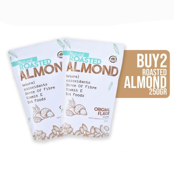 

House Of Organix Pack Of 2 Roasted Almond 250 Gr