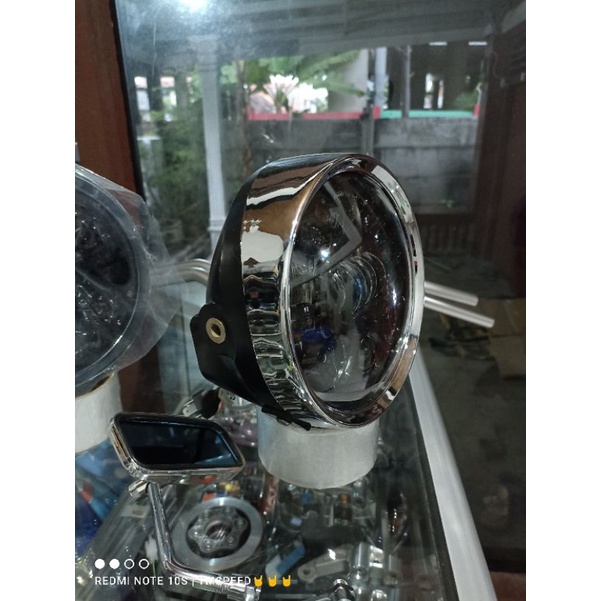 Daymaker 7 inch 19led DOT SAE (ada garansi) pnp batok tiger MP Ninja r/ss scorpio rxking-4