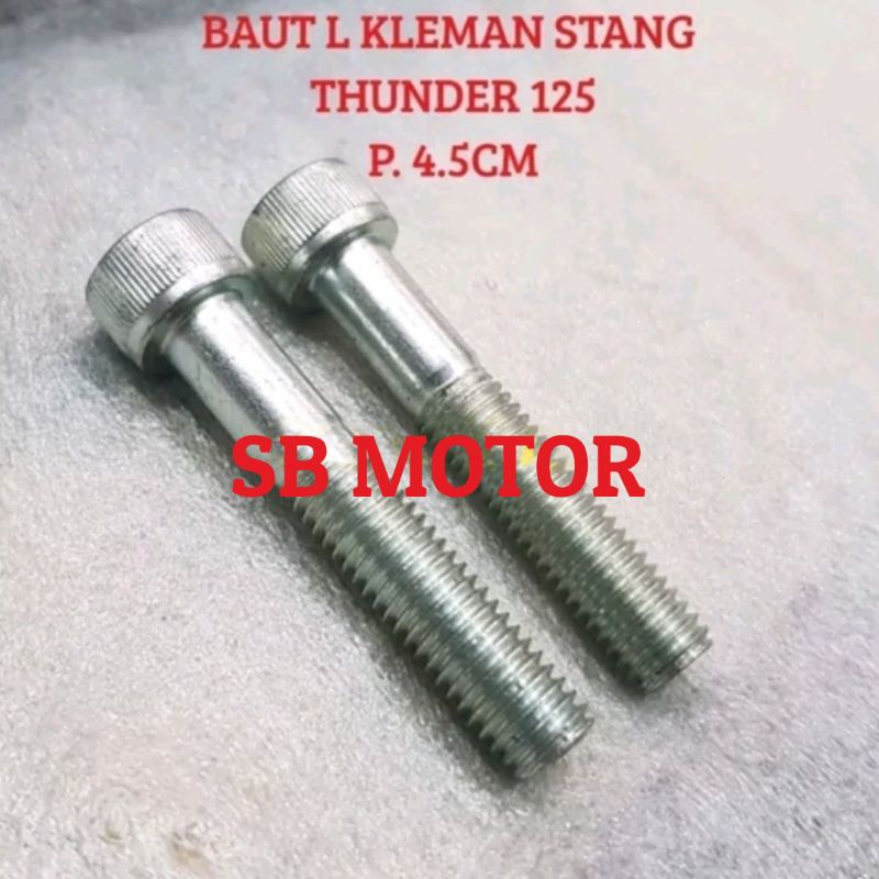 BAUT KLEMAN STANG STIR THUNDER 125 OLD NEW HIGH QUALITY HARGA 2.PC