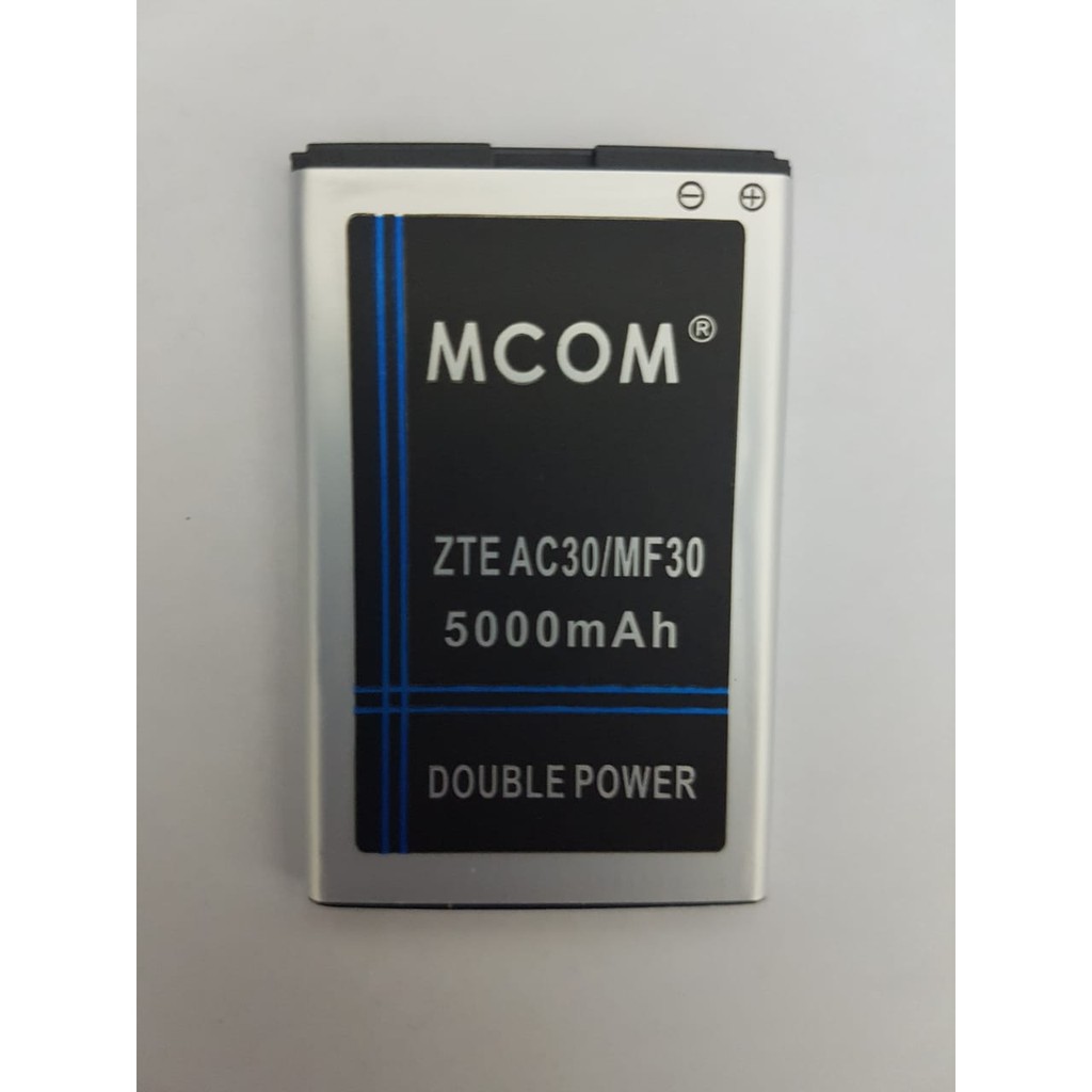 Batre Baterai Mcom Modem Mifi ZTE MF30 MF60 MF62 AC30 Li3715T42P Li3715T42P3h654251