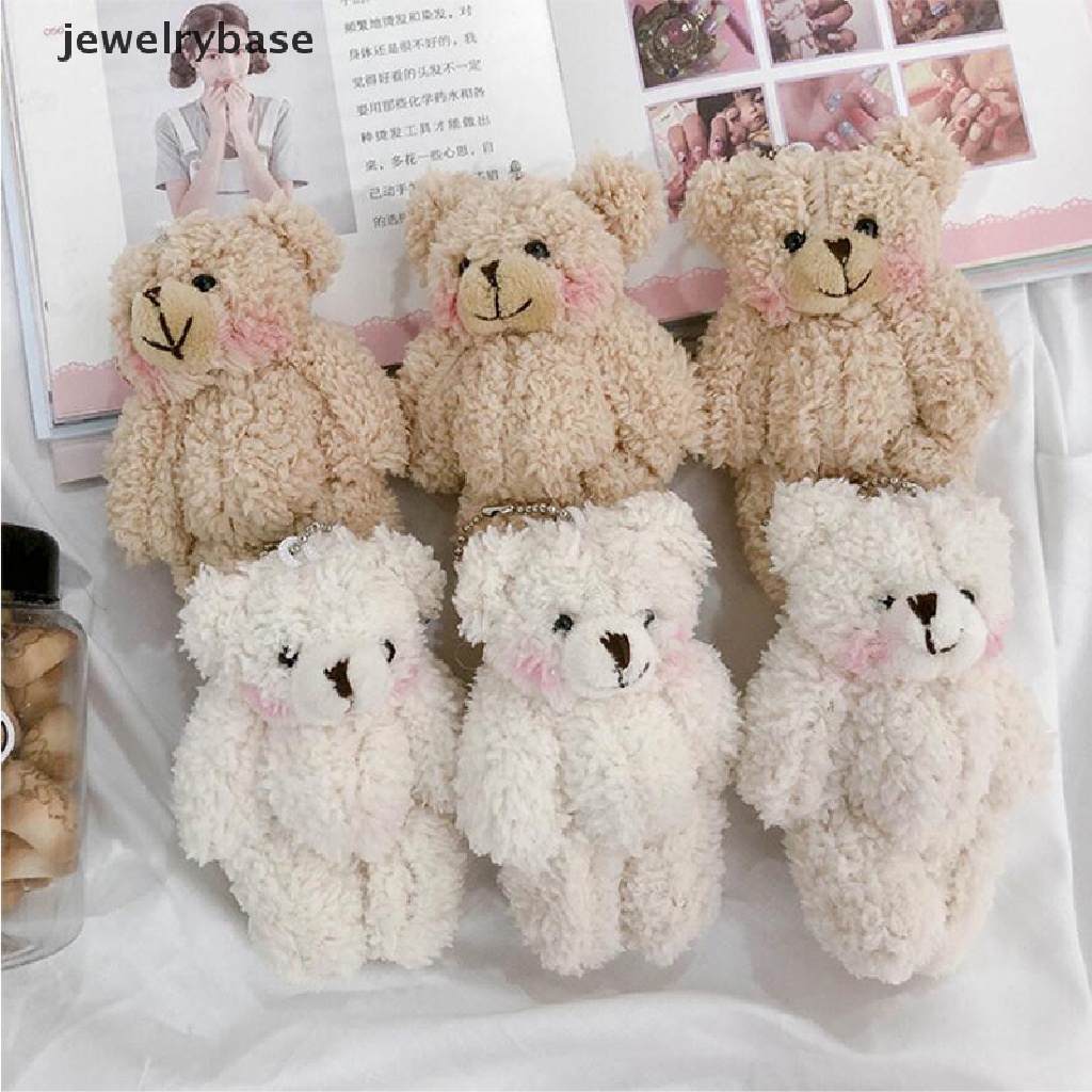 (jewelrybase) Gantungan Kunci Bentuk Boneka Beruang Bahan Plush