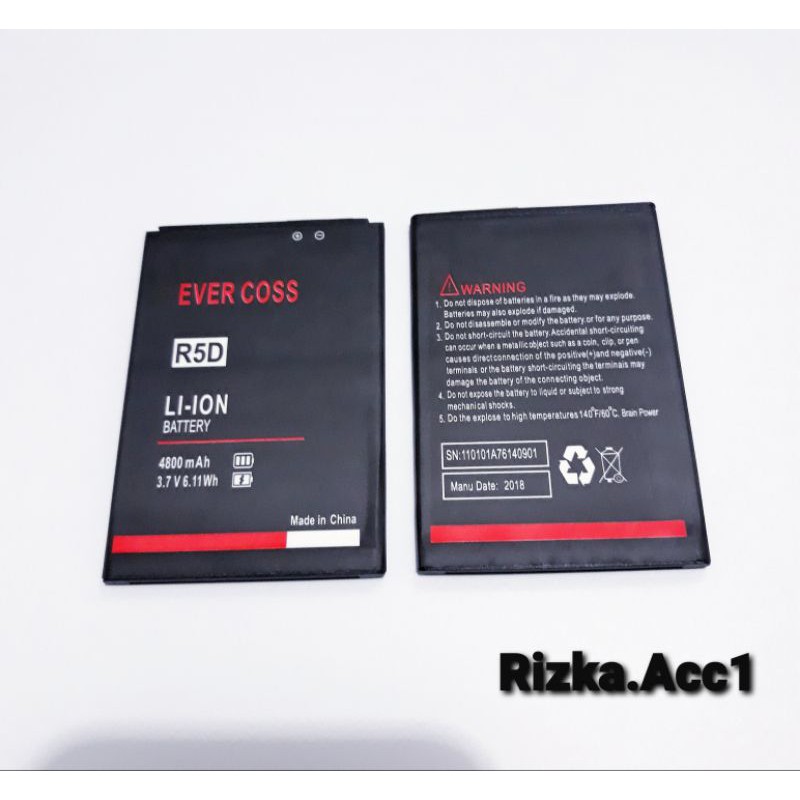 Baterai Batre Evercoss Cross R5D Original Oem Battery Hp