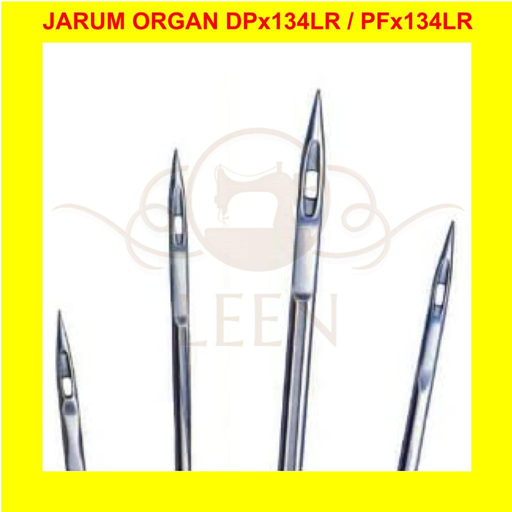 Jarum ORGAN Needle PF x 134LR / DP x 134LR Jahit Kulit ORI Japan LEEN