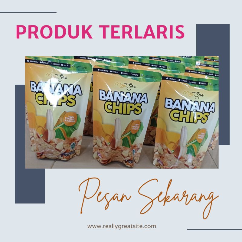 

kripik pisang cokelat