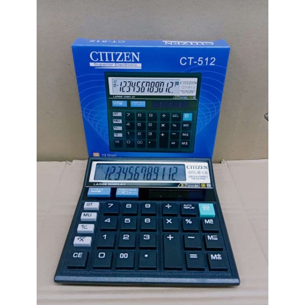 

Citizen CT 512 Calculator Desktop 12 digit