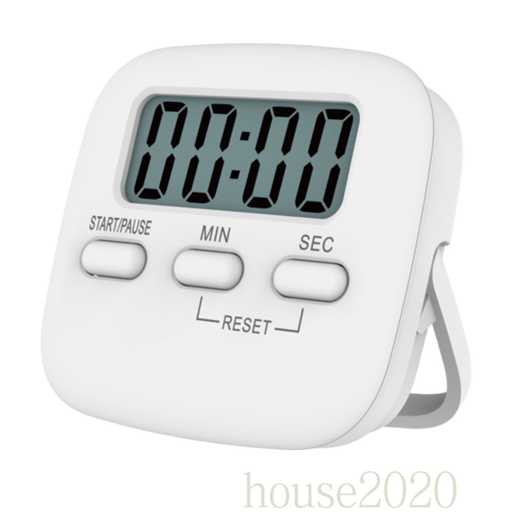 [house2020]Kitchen Timer Cooking Baking LCD Display Countdown Student Lab Digital Timer Home Kitchen Gadget