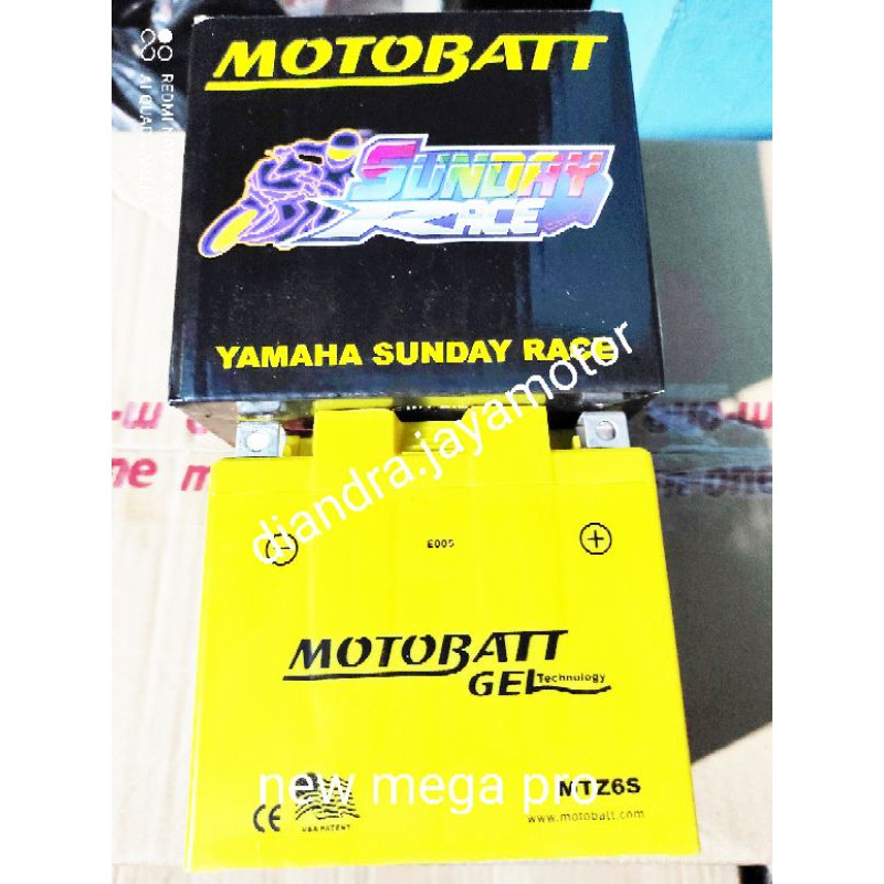 aki kering honda cbr new motobatt mtz6s