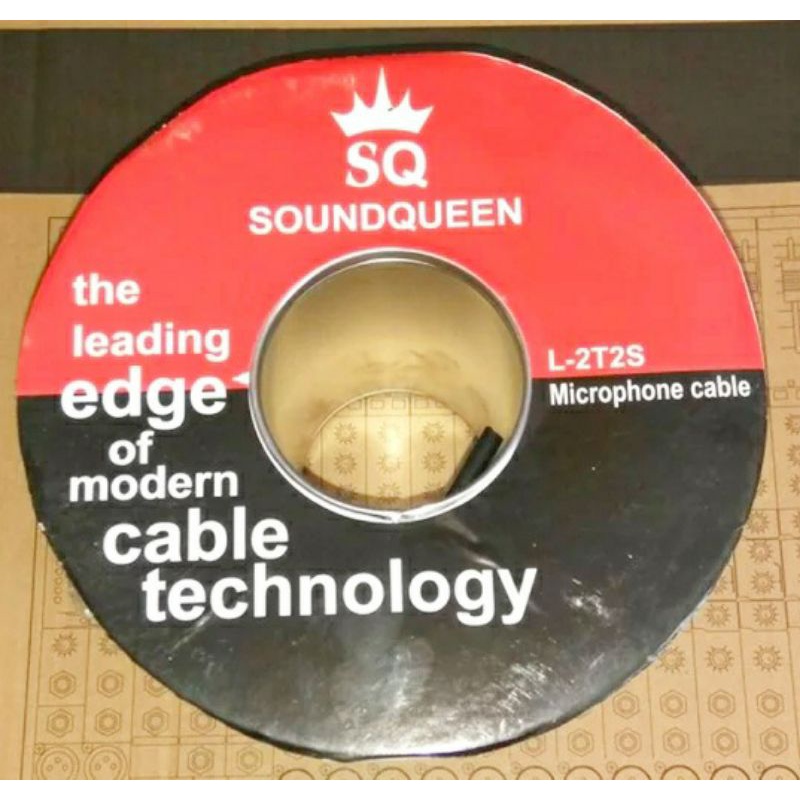 Kabel microphone Lentur Soundqueen stereo 100m L-T2S 1 Rol