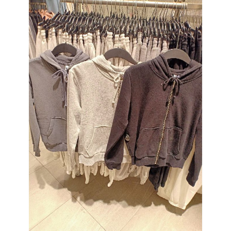 H&M JAKET HOODIE RESLETING UNTUK WANITA