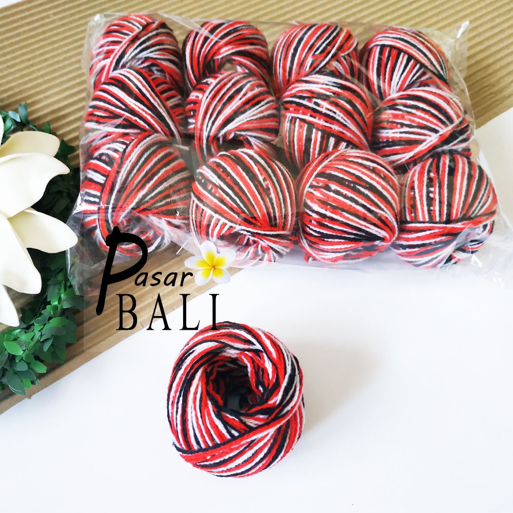 Benang Tridatu Gulungan 12 pcs Khas Bali