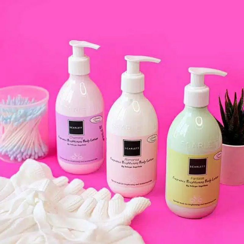 Scarlett Body Lotion / Scarlett Whitening Lotion / Scarlett Brightening Lotion / Scarlet Body Lotion