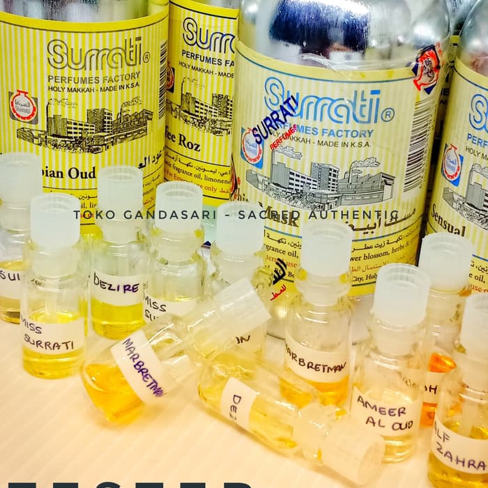 Tester Parfum SURRATI sample sampel surati wangi arab murni non saudi