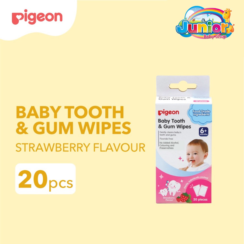 Pigeon Baby Tooth&amp;Gum Wipes 20s