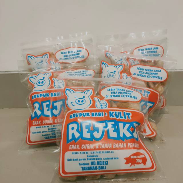 

Krupuk Kulit Rejeki khas Bali 70gram