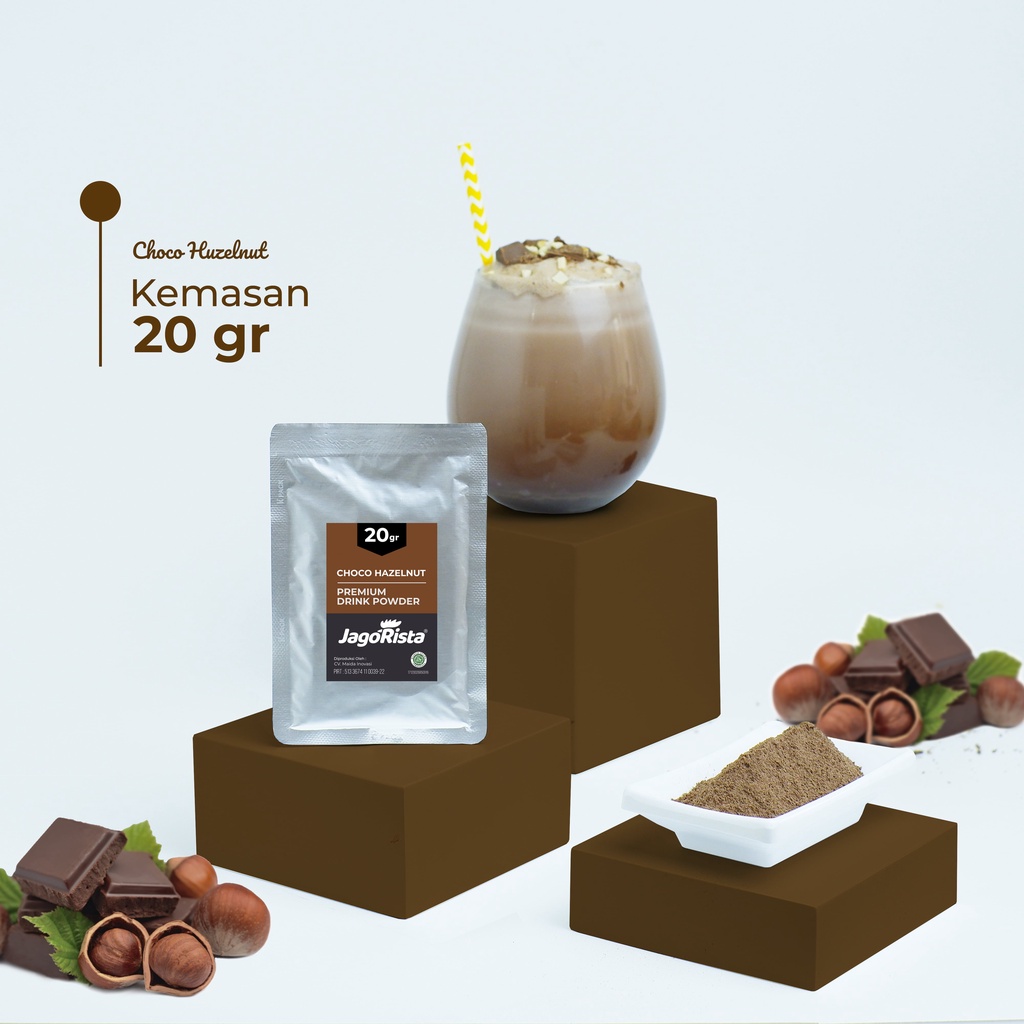 

Sachet Jagorista Choco Hazelnut Premium Bubble Drink Powder jr